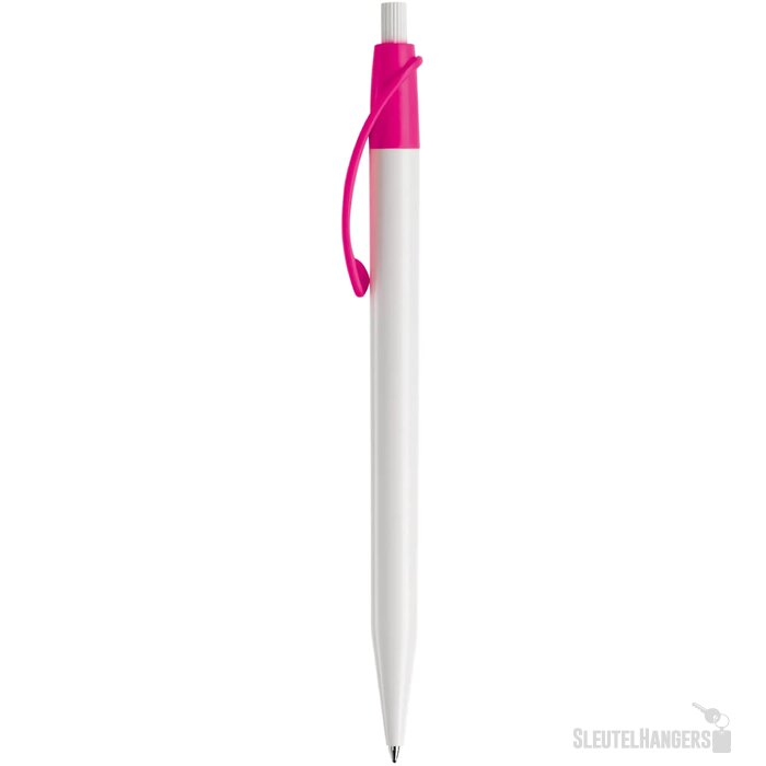 Balpen Cosmo hardcolour wit / roze