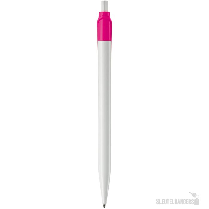 Balpen Cosmo hardcolour wit / roze