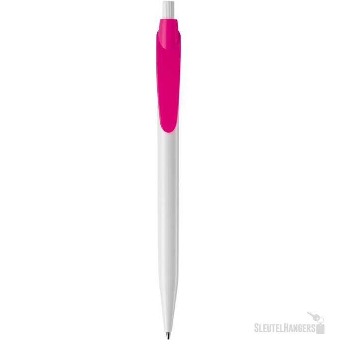Balpen Cosmo hardcolour wit / roze