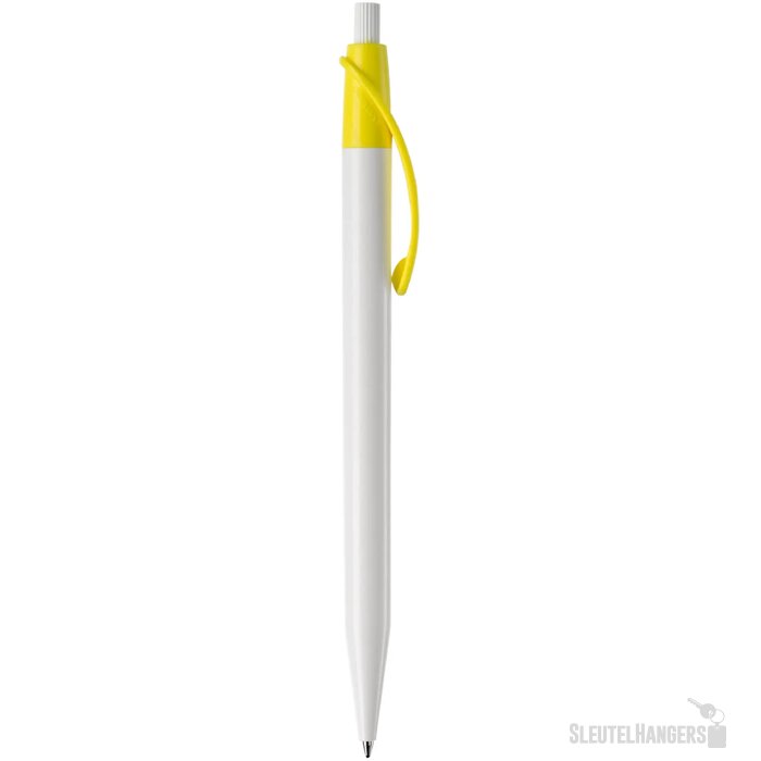 Balpen Cosmo hardcolour wit / geel