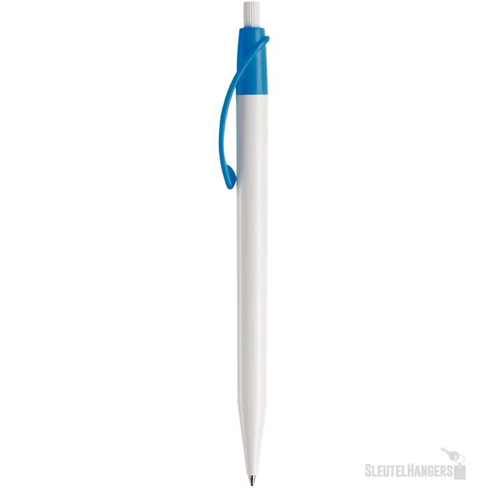Balpen Cosmo hardcolour wit / lichtblauw