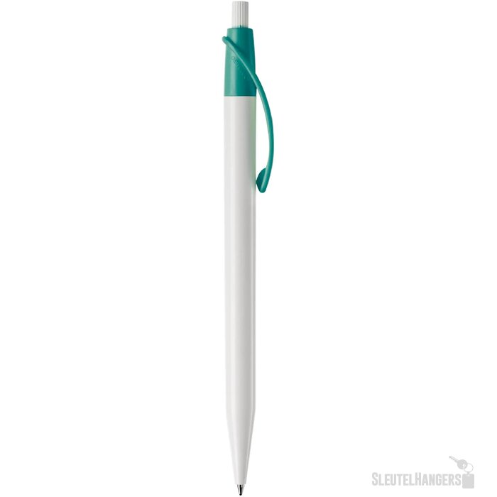 Balpen Cosmo hardcolour wit / turquoise