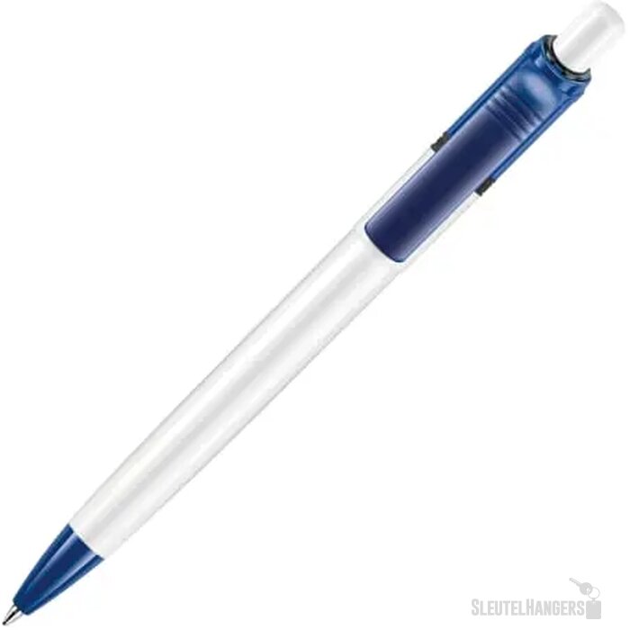Balpen Ducal Colour hardcolour wit / donkerblauw