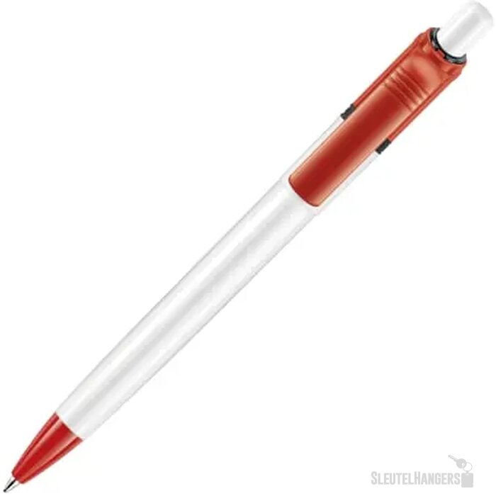 Balpen Ducal Colour hardcolour wit / rood