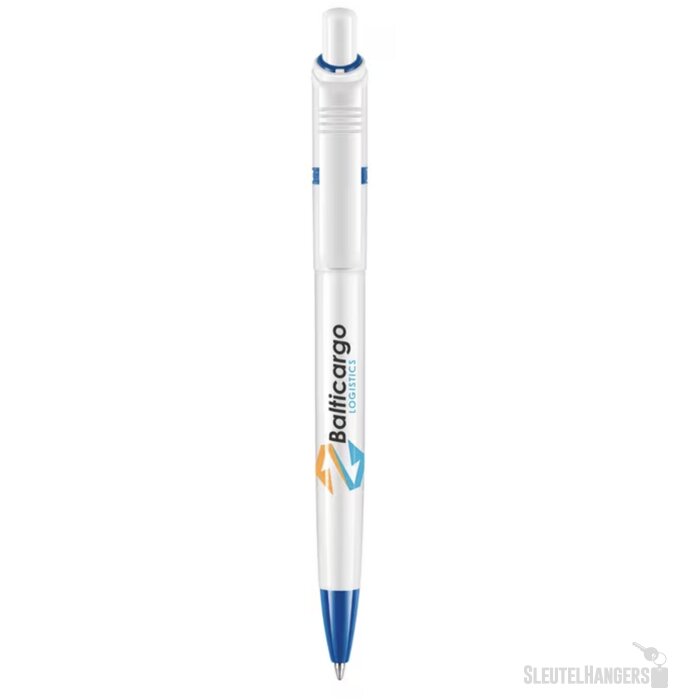 Balpen Ducal Colour hardcolour wit / lichtblauw
