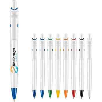 Balpen Ducal hardcolour wit / zwart