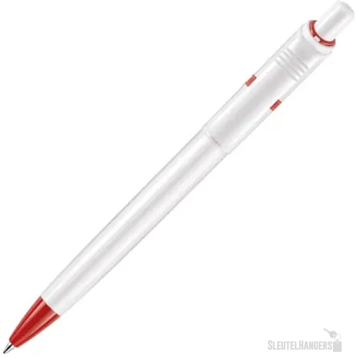 Balpen Ducal hardcolour wit / rood