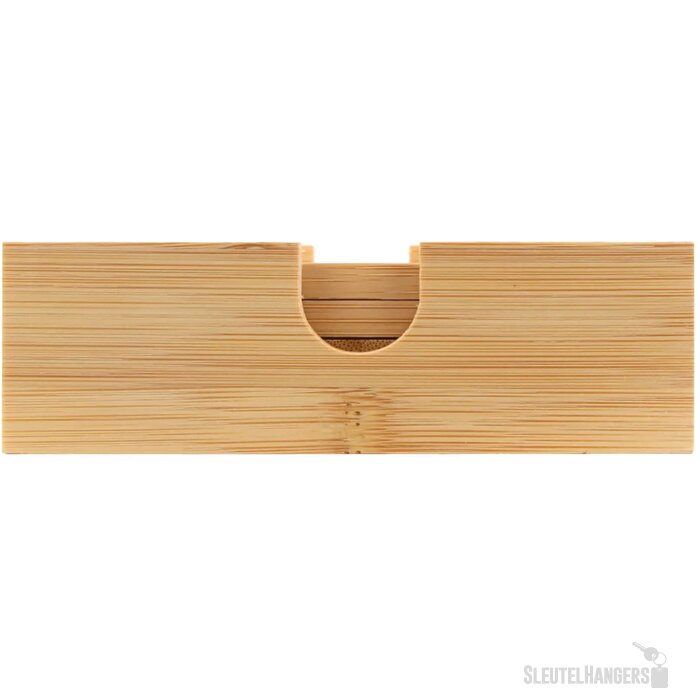Bamboe onderzetterset (4 stuks) natuur