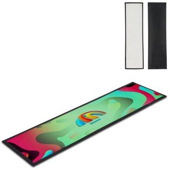 Bar runner sublimatie 88 x 25 cm zwart