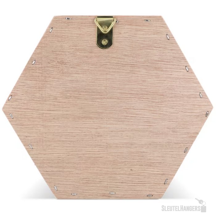 Bijenhuis van FSC-hout zeshoekig Naturel