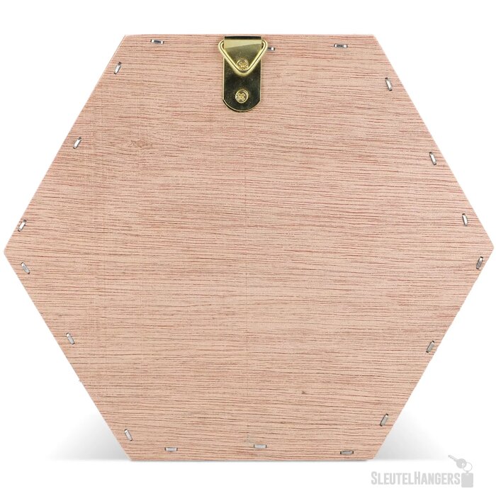 Bijenhuis van FSC-hout zeshoekig Naturel