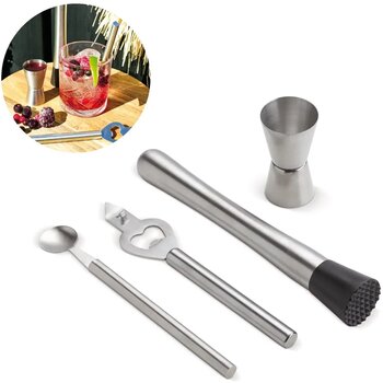 Cocktailset zilver