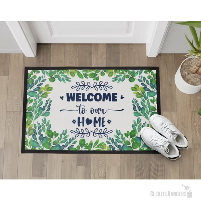 Deurmat sublimatie 50 x 75 cm zwart