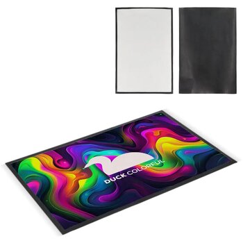 Deurmat sublimatie 60 x 90 cm zwart
