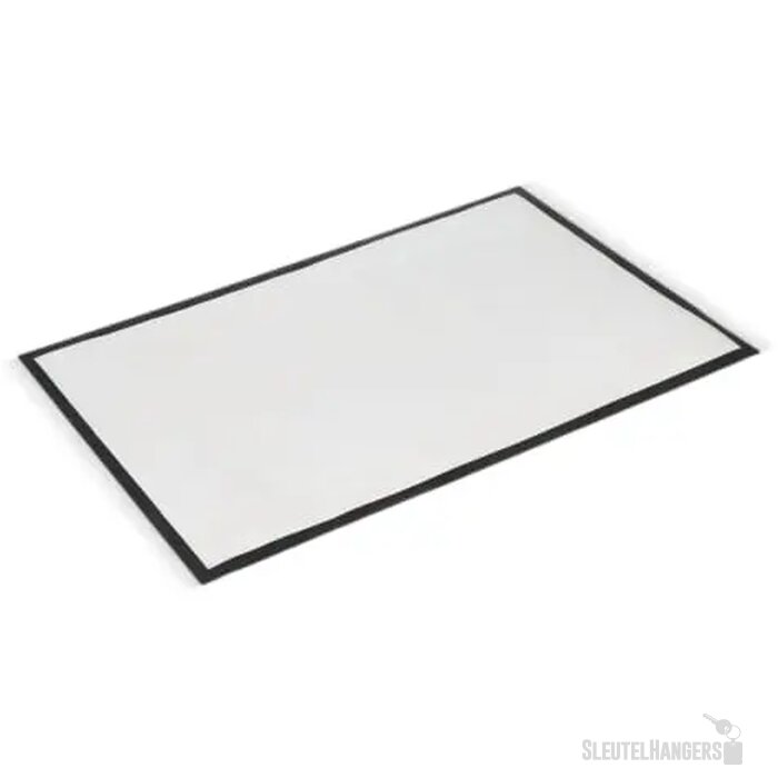 Deurmat sublimatie 60 x 90 cm zwart