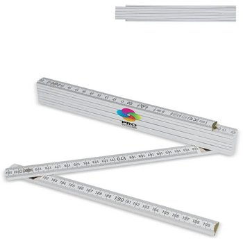 Duimstok hout 2m Gemaakt in de EU wit