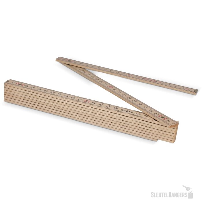 Duimstok hout 2m premium natuurlijk hout