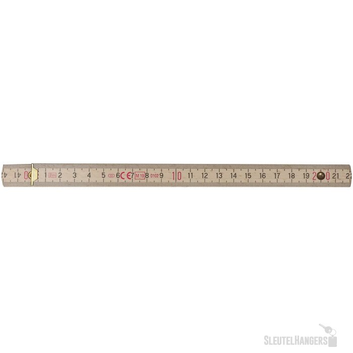 Duimstok hout 2m premium natuurlijk hout