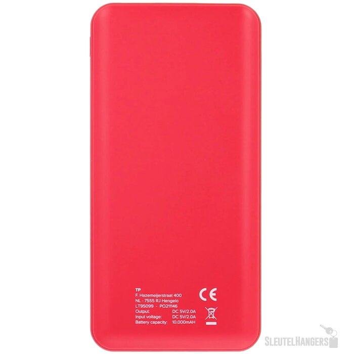 Elite Powerbank 10000mAh rood
