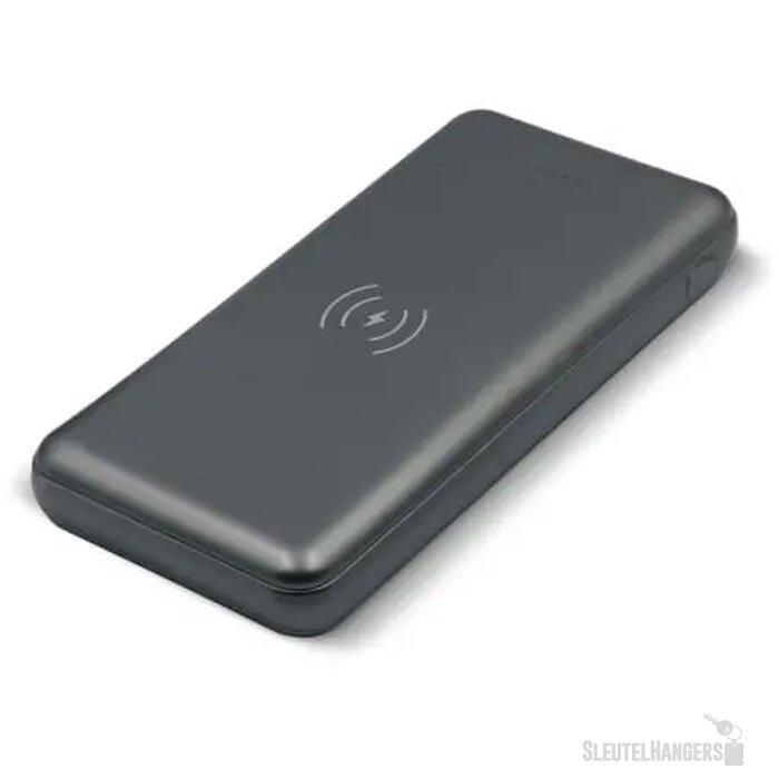 Elite Powerbank met Draadloze Oplader 8000mAh donker gun metal