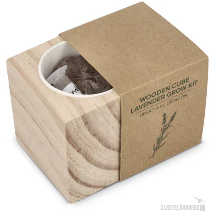 FSC Houten Plantenbak Set - Lavendel Naturel