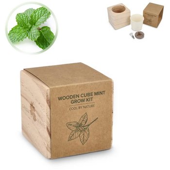 FSC Houten Plantenbak Set – Mint natuur