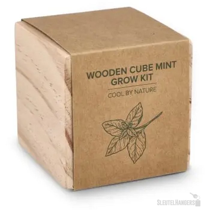 FSC Houten Plantenbak Set – Mint natuur