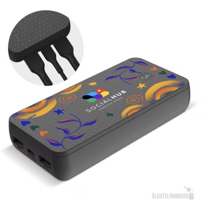 GP B+ Series Powerbank 20000 mAh zwart