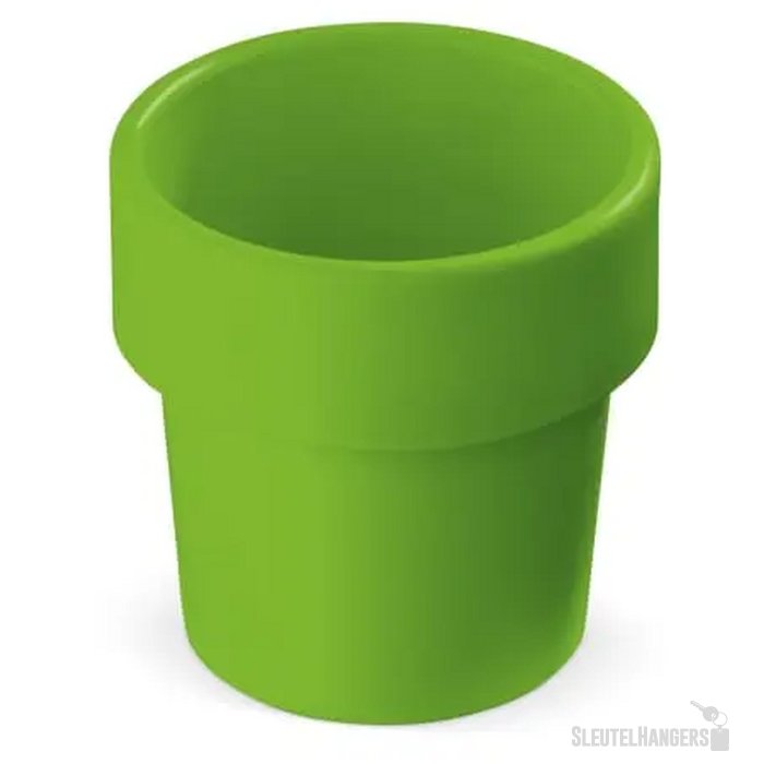 Hot-but-cool beker met basilicum zaadjes lichtgroen
