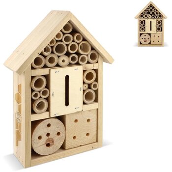 Insectenhotel van FSC-hout Naturel