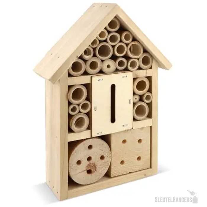 Insectenhotel van FSC-hout Naturel