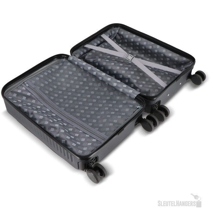 InSideOut Travel Trolley Rulla 20-inch donker grijs