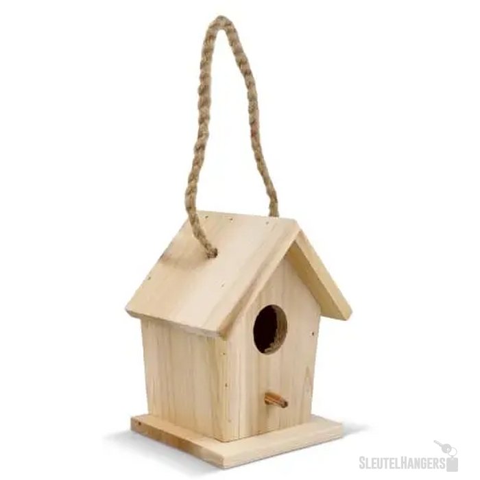 Klein vogelhuisje van FSC-hout natuur