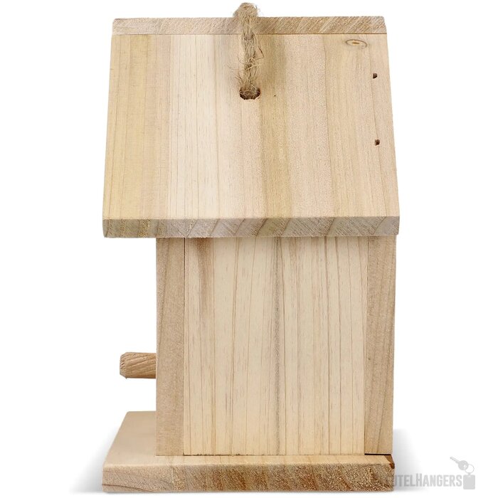 Klein vogelhuisje van FSC-hout natuur