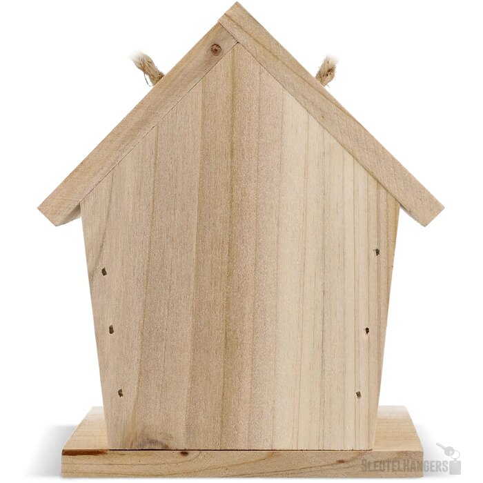 Klein vogelhuisje van FSC-hout natuur