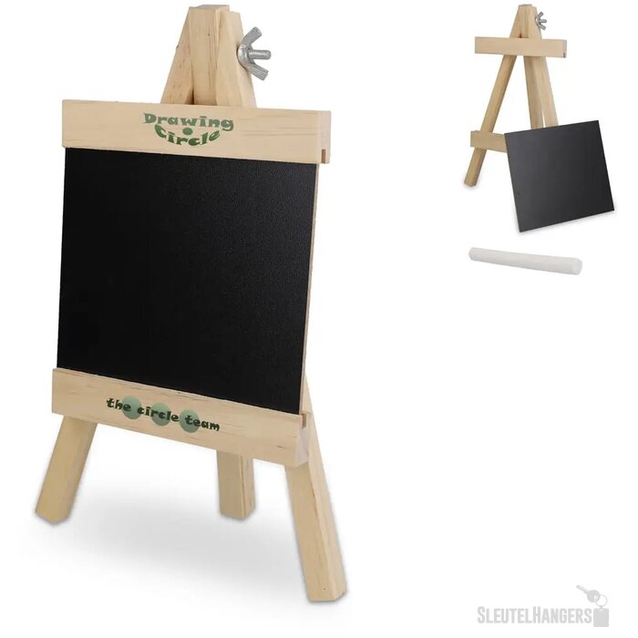 Krijtbord op ezel