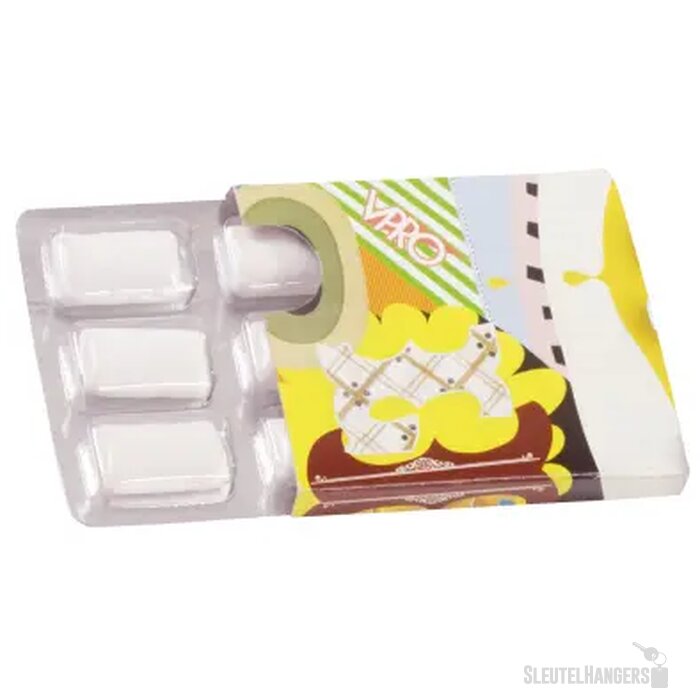 Kauwgom in blister met 6 stuks