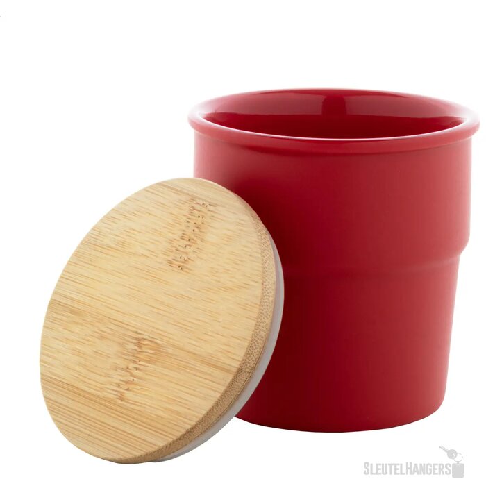 Calliope Keramische Beker Rood