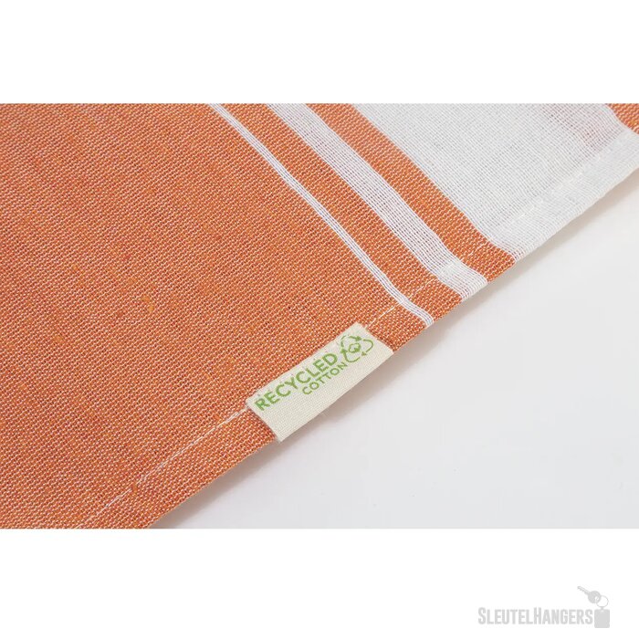 Cancun Gerecycled Katoenen Strandlaken Oranje