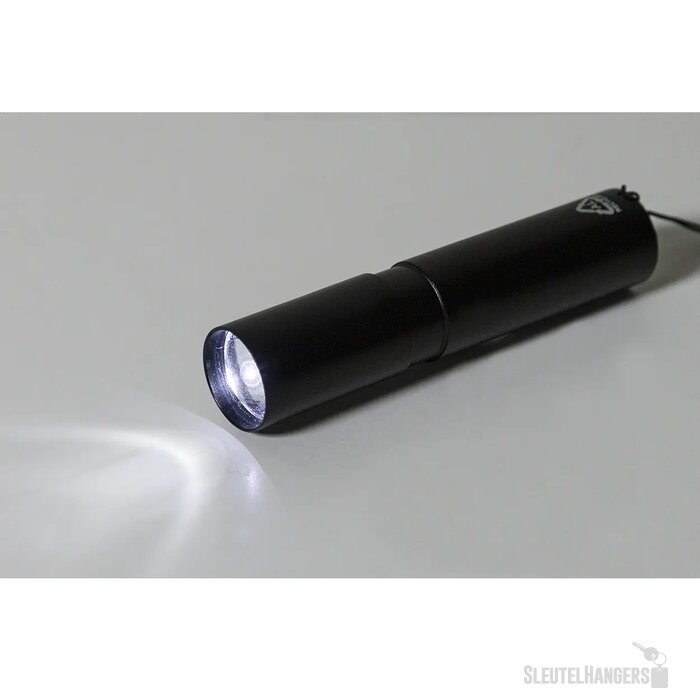 Chargelight Tone Oplaadbare Zaklamp Van Gerecycled Aluminium Zwart