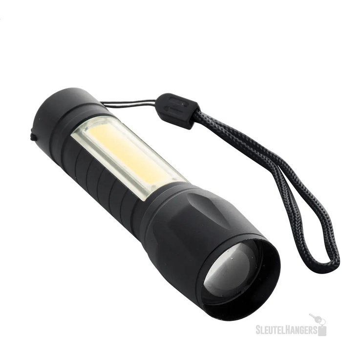 Chargelight Zoom Oplaadbare Zaklamp Zwart