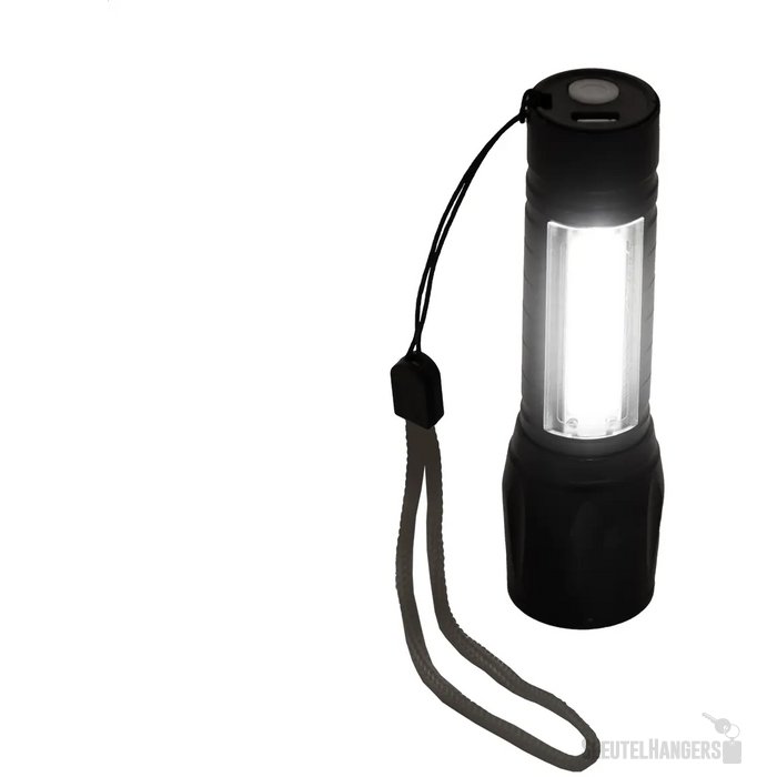 Chargelight Zoom Oplaadbare Zaklamp Zwart