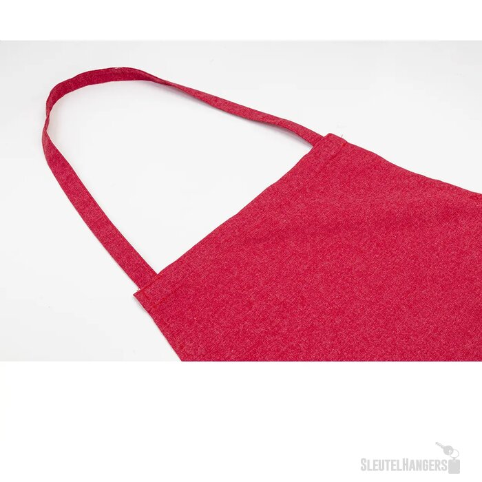 Chepex Gerecycled Katoenen Schort Rood