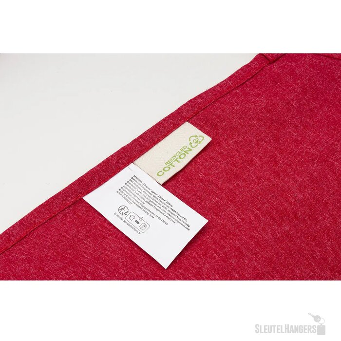 Chepex Gerecycled Katoenen Schort Rood