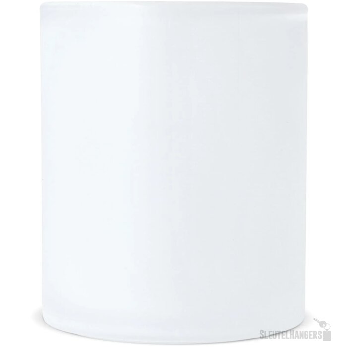 Mallorca subli matglazen mok 335ml ecru / transparant