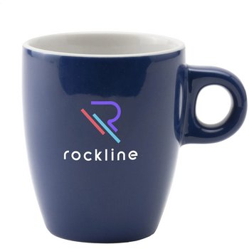 Koffiekopje Wit/Blauw 200 ml Koffiekopje Wit/Blauw 200 ml