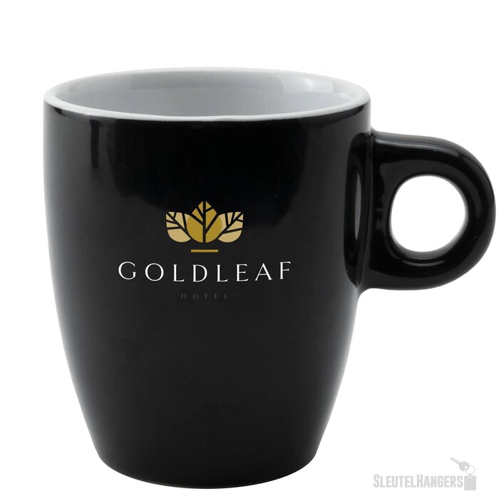 Koffiekopje Zwart/Wit 200 ml