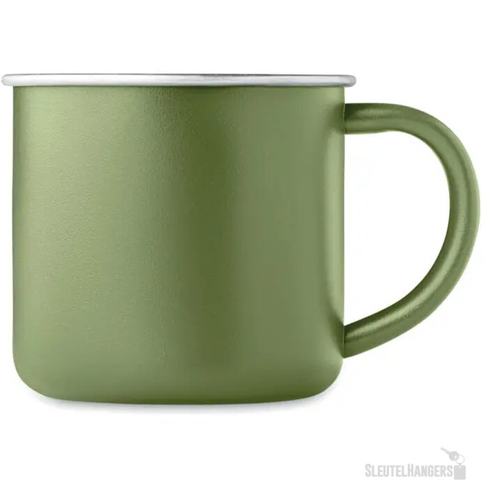 Gerecyclede roestvrijstalen mok Caribu Groen 300 ml 300 ml