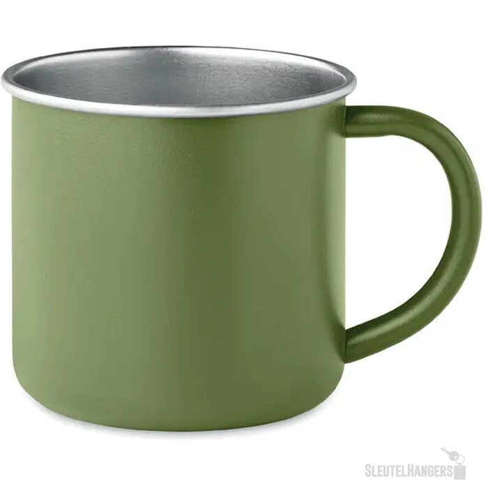 Gerecyclede roestvrijstalen mok Caribu Groen 300 ml 300 ml