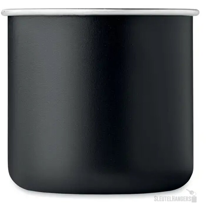 Gerecyclede roestvrijstalen mok Caribu Zwart 300 ml 300 ml